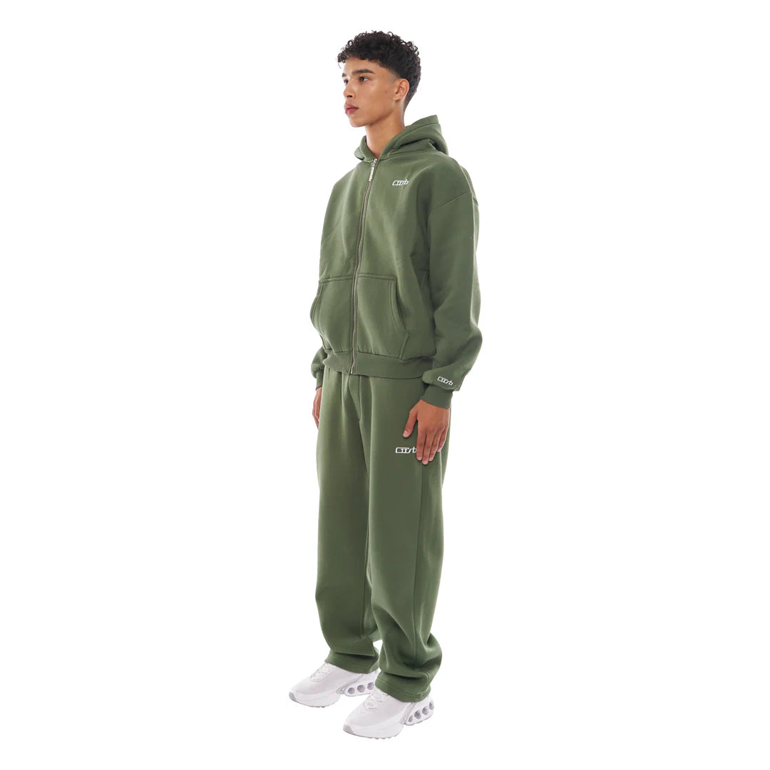 Tracksuit cusb clo zip-up verde