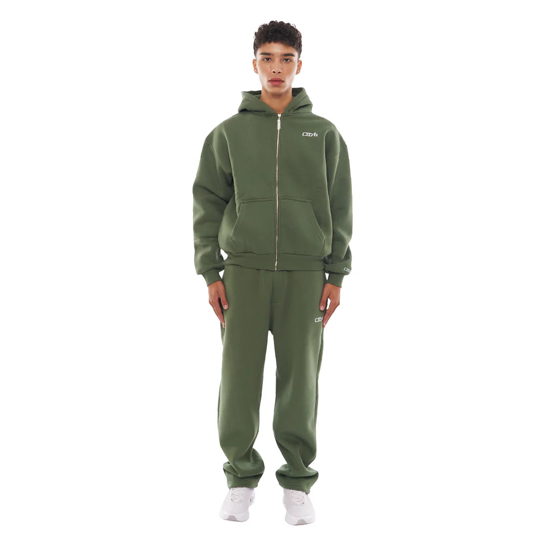 Tracksuit cusb clo zip-up verde