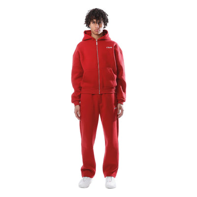 Tracksuit cusb clo zip-up rojo