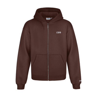 Tracksuit cusb clo zip-up marrón